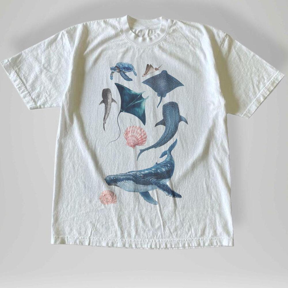 Style Ocean Animals Graphic Tee